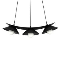 HÄNGELEUCHTE - Schwarz, Metall (70/25/16cm) - Lumicom