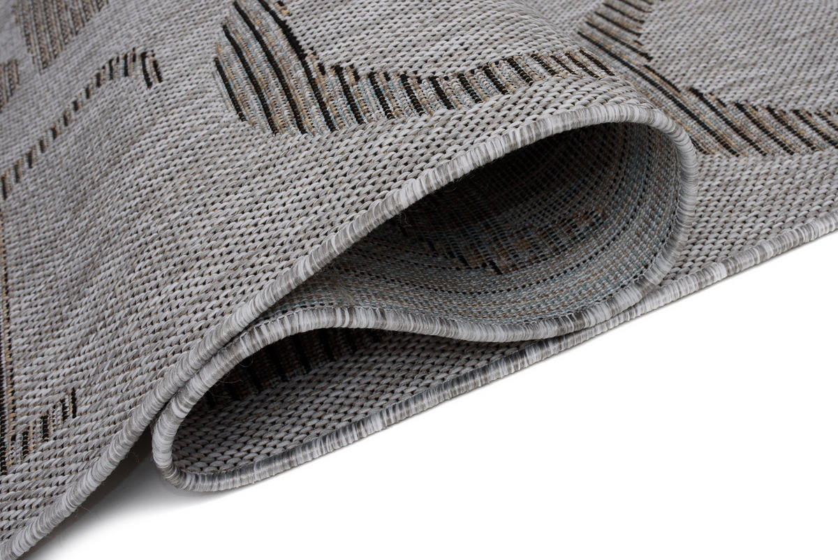 TEPPICH MELISSA Grau 160/230 cm - Grau, Kunststoff (160/230cm) - Tapiso