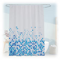 DUSCHVORHANG - Multicolor, Textil (180/0.1cm) - Relaxdays