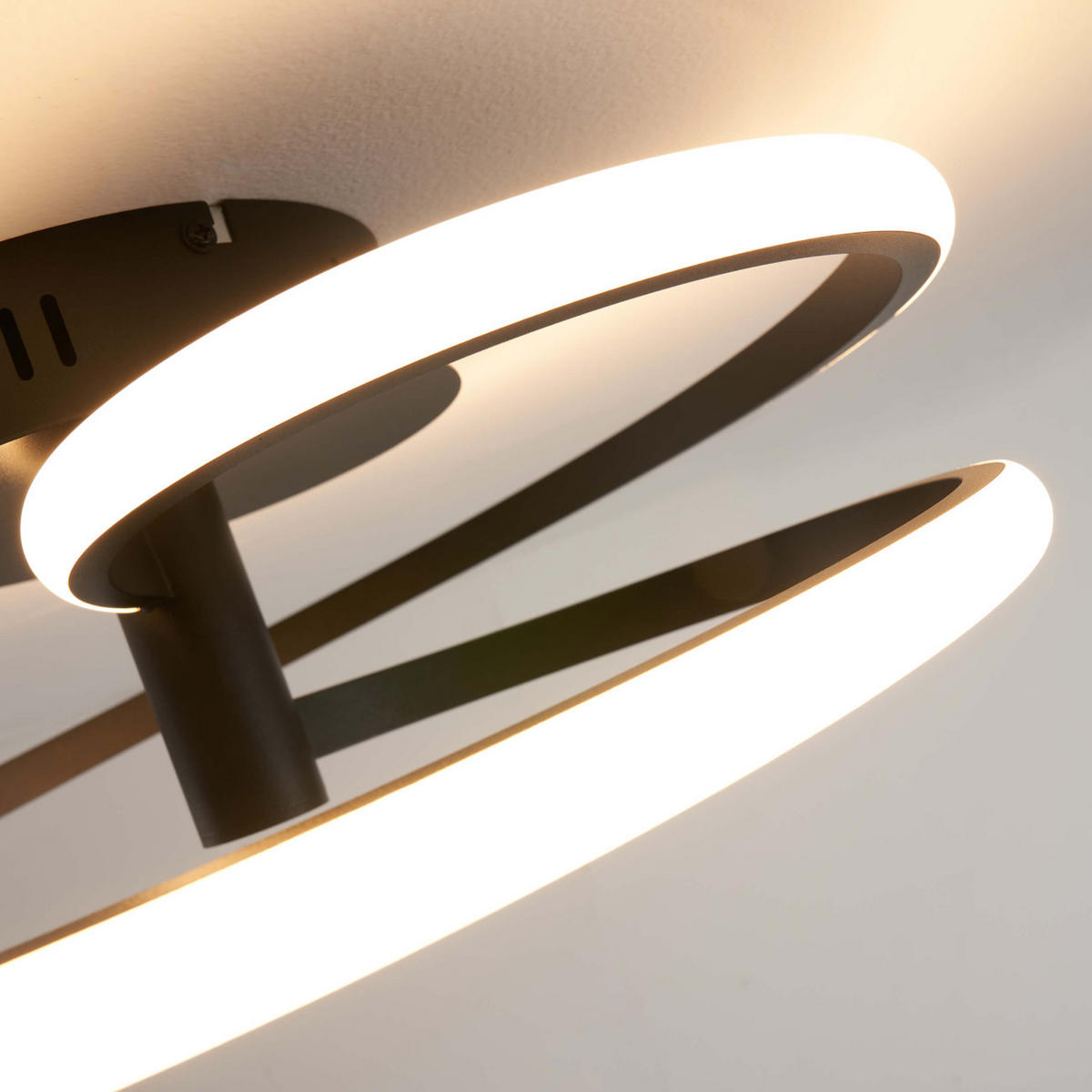 DECKENLEUCHTE Keane, Schwarz, 15cm - Schwarz, Metall (15/45/15cm) - KOSILUM