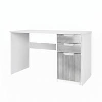 SCHREIBTISCH Logan Fronten in Avola-Anthrazit - Anthrazit, Holzwerkstoff (60/129/76cm) - Vladon