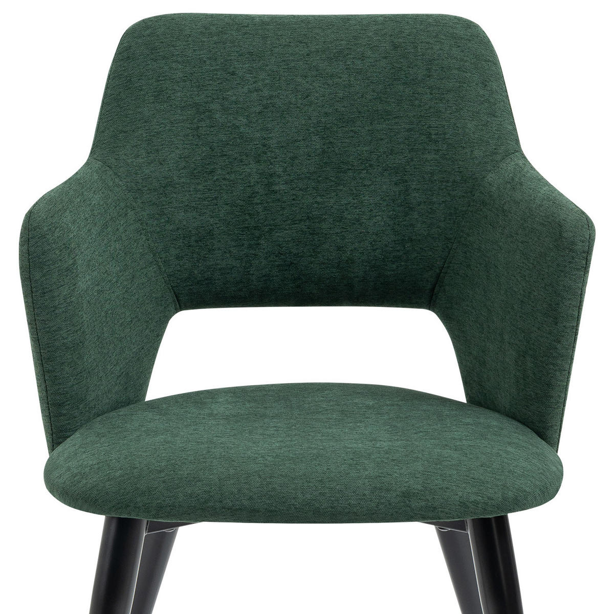 ARMLEHNSTUHL mit Stoffbezug Green - Grün, Textil (46/81/45cm) - Meubles Cosy