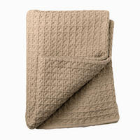 STRANDTUCH & Saunatuch Long Island, 100x180cm, Baumwolle, Beige - Beige, Textil (100/180cm) - SOWL