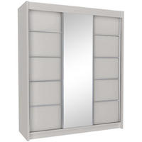 SCHWEBETÜRENSCHRANK Marika II 240/216/61 kaschmir mit Spiegel und Schubladen - Kaschmir, Holzwerkstoff (240/216/61cm) - Beautysofa