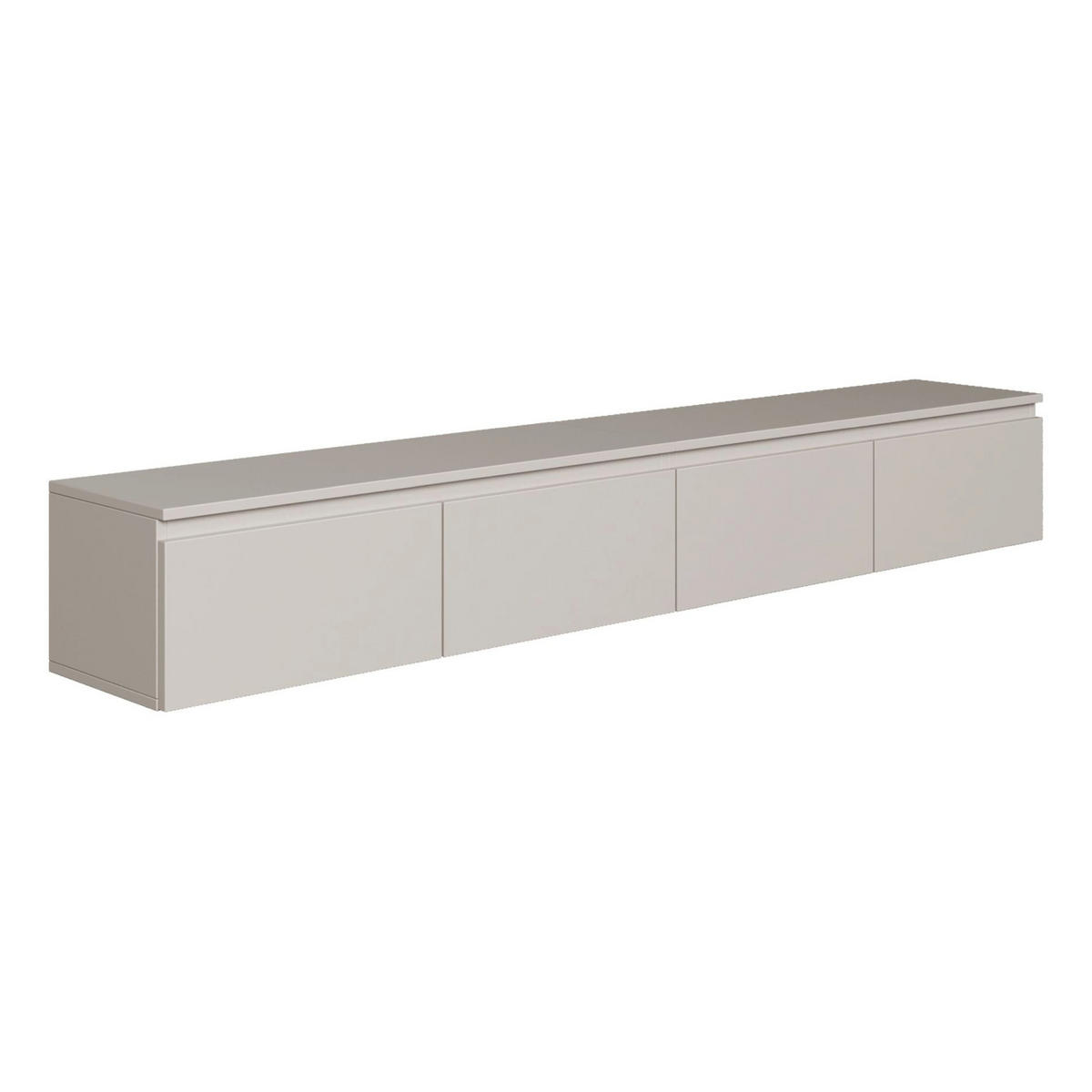 TV-LOWBOARD Bemmi Greige 200/28/32 cm - Kaschmir, Holzwerkstoff (200/28.4/31.8cm) - Selsey