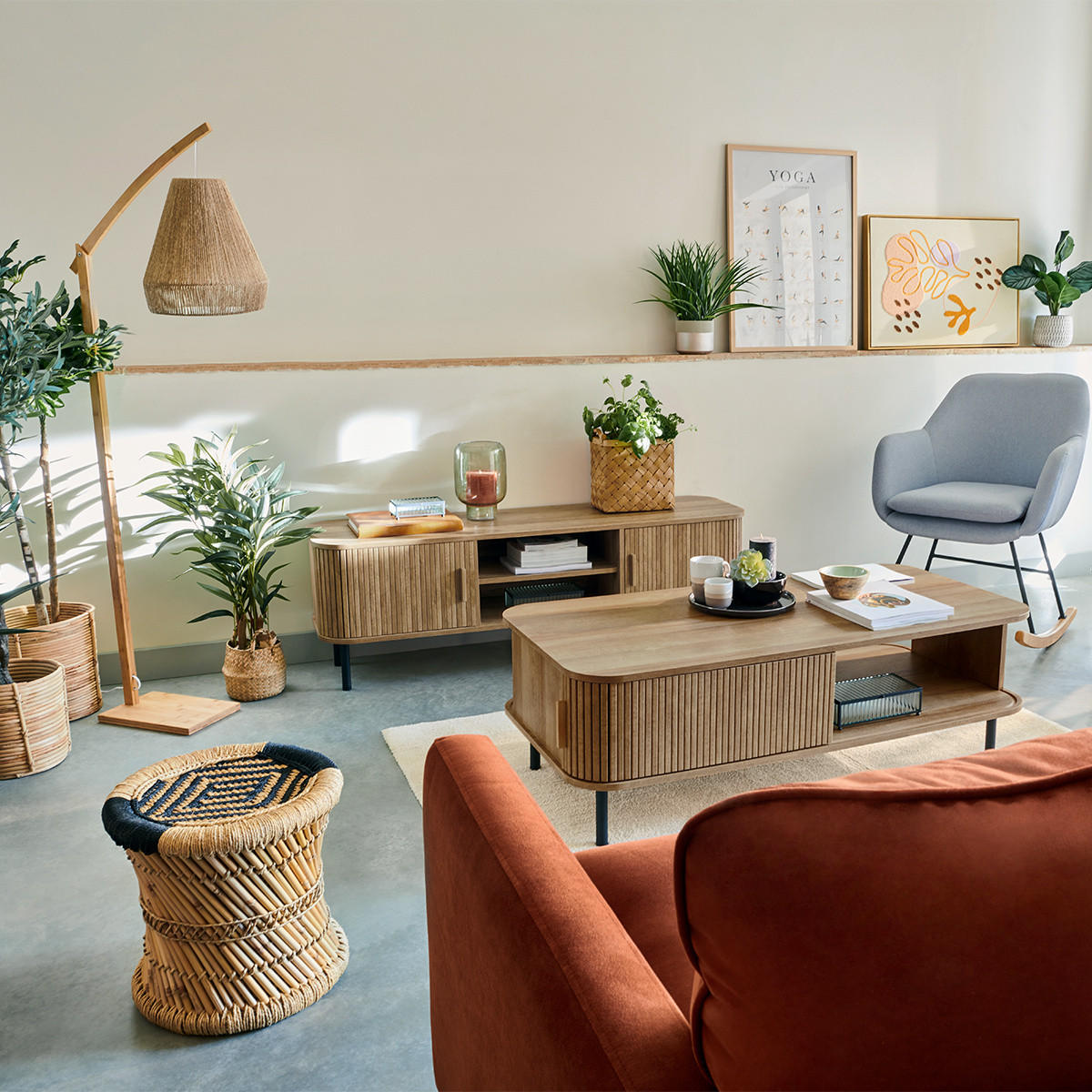 KAFFEETISCH mit Fach Colva Braun 120/60/40,5 cm - Braun, Holzwerkstoff (120/60/40.5cm) - Atmosphera Createur d´interieur