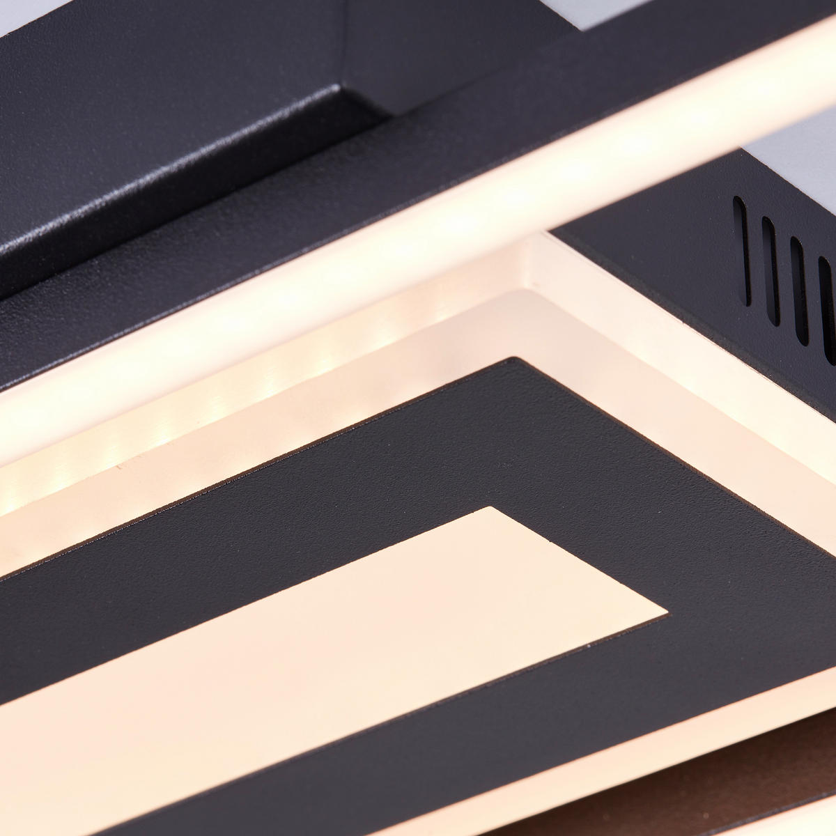 DECKENLEUCHTE Besson G99896A06 - Schwarz, Metall (16/55/4cm) - Brilliant