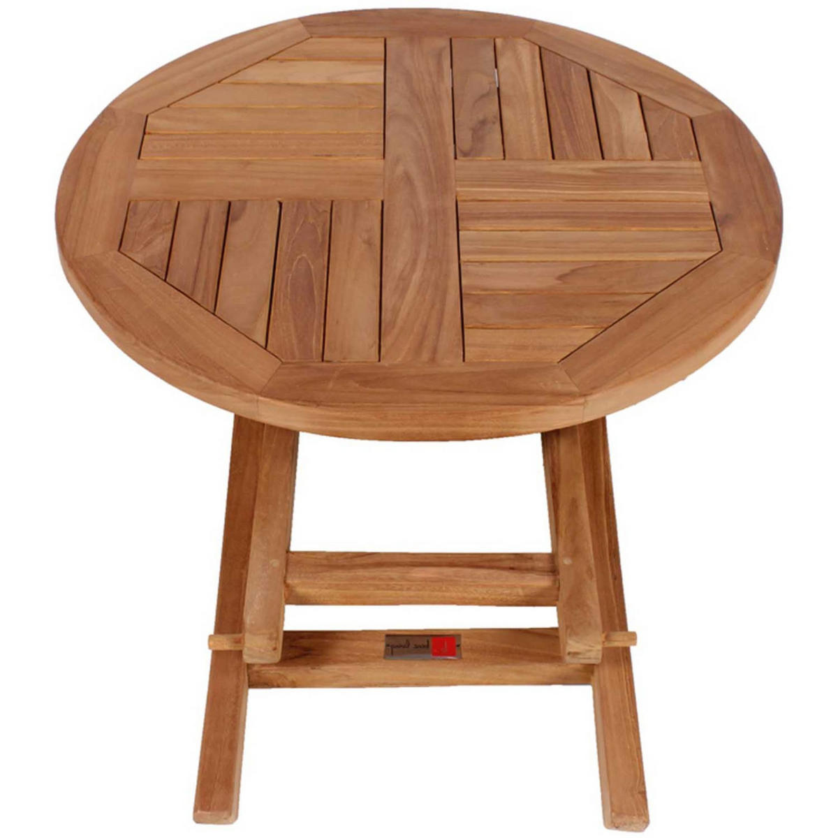 GARTENTISCH Sutton klappbar - Naturfarben, Holz (70/70/75cm) - Mr. Deko