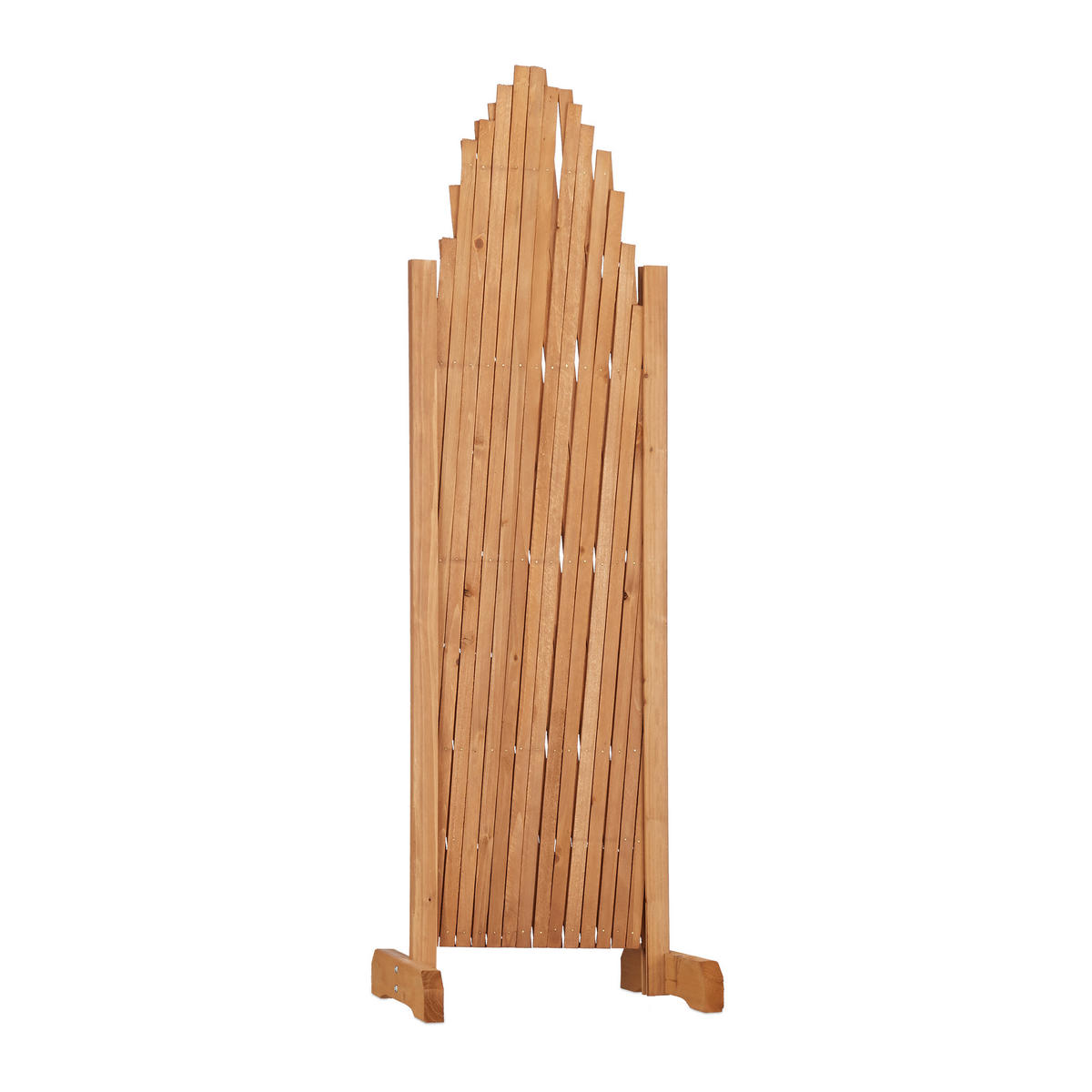 RANKGITTER - Hellbraun, Holz (165/101.5/30cm) - Relaxdays