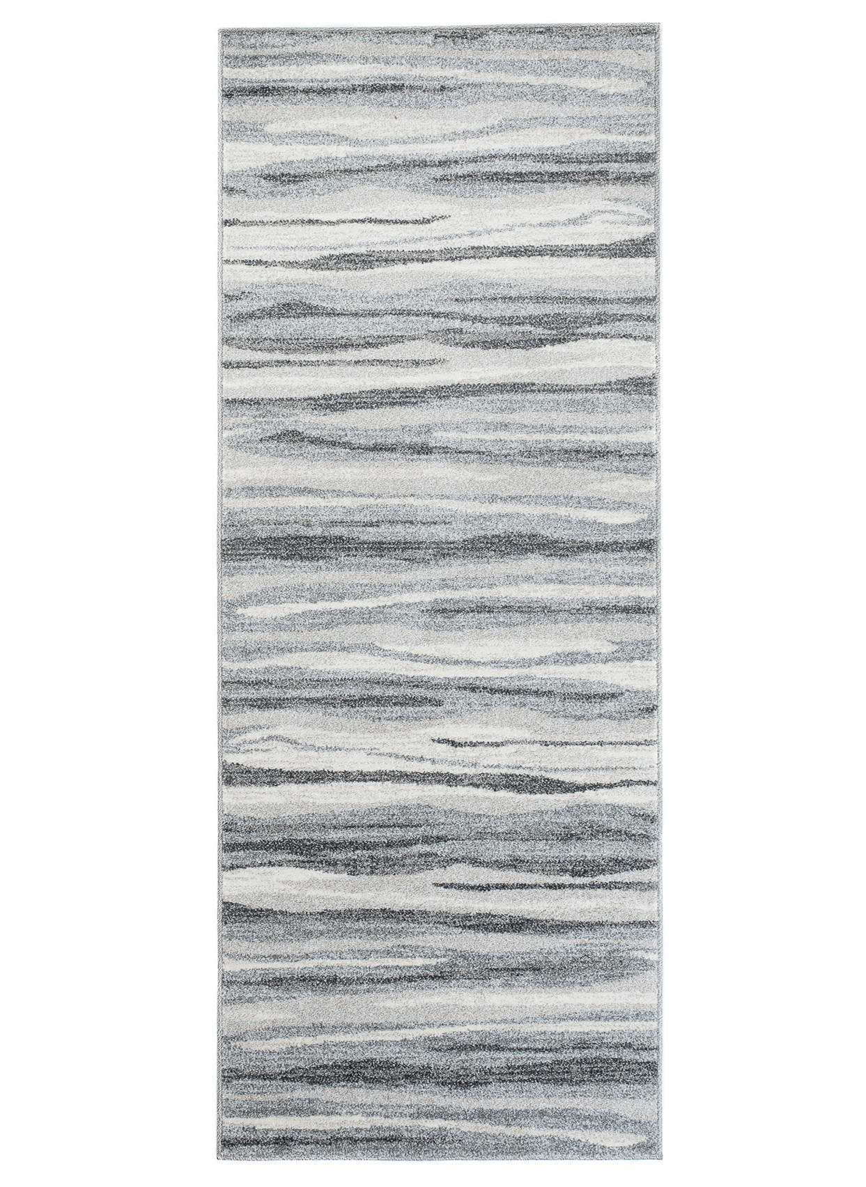 TEPPICHLÄUFER SARI grau abstrakt 70/500 cm - Grau, Textil (70/500cm) - Tapiso