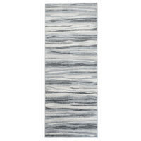 TEPPICHLÄUFER SARI grau abstrakt 70/500 cm - Grau, Textil (70/500cm) - Tapiso
