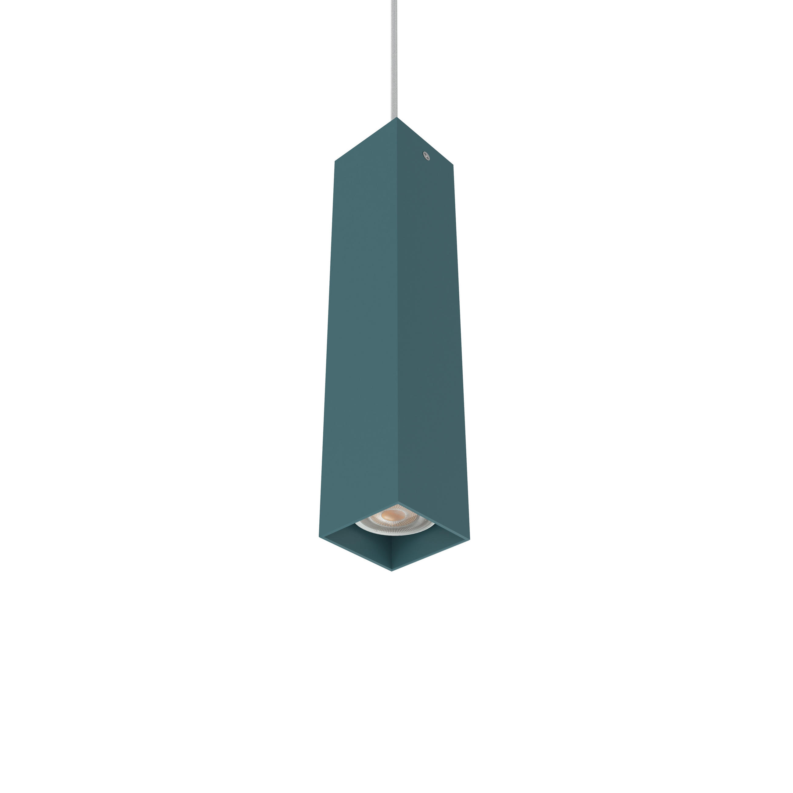 HÄNGELEUCHTE Cube H30 - Blau, Metall (6/6/30cm) - Lumicom