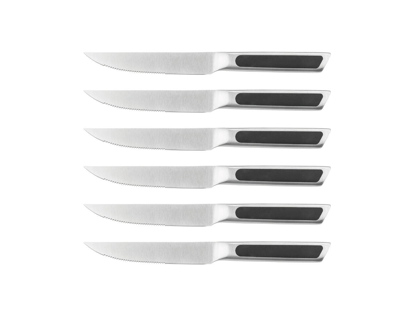 STEAKMESSER Loki - 6er-Set - Silberfarben, Metall (24cm) - Björn