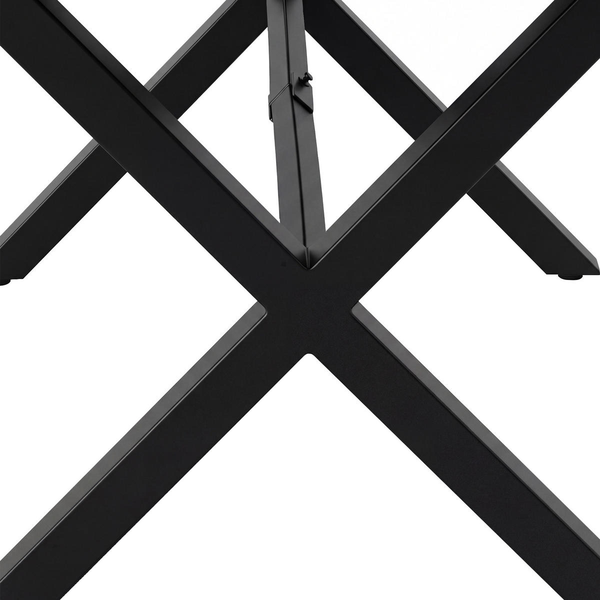 GARTENSETS aus Eisen/Rattan 150x75x75cm Natural mit 6 Stühlen & Sitzkissen - Naturfarben, Metall - Modfu