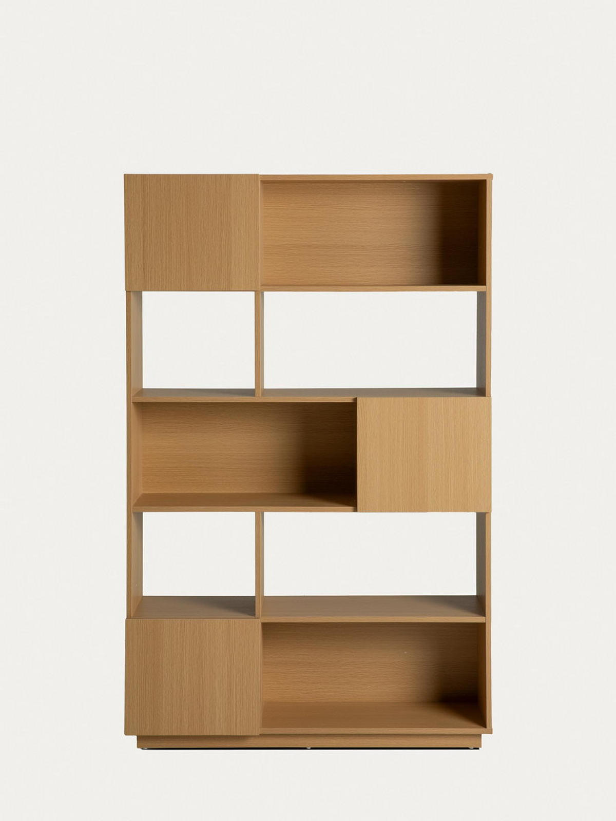 BÜCHERREGAL Borna Natur 110 cm x 174 cm - Braun, Holzwerkstoff (110/174/32cm) - Kenay Home