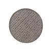 TEPPICH Leo Hellgrau ø 160 cm rund - Hellgrau, Kunststoff (160/160cm) - benuta