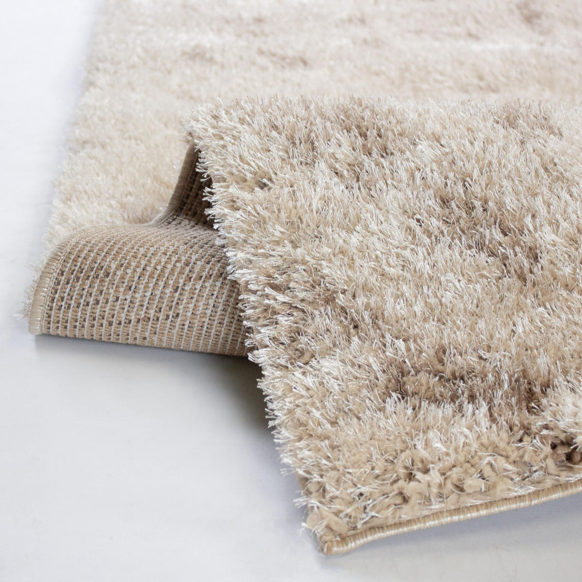 HOCHFLORTEPPICH DOVEL, abstrakt, Natur, 200 x 290 cm - Beige, Textil (200/290cm) - KADIMA DESIGN