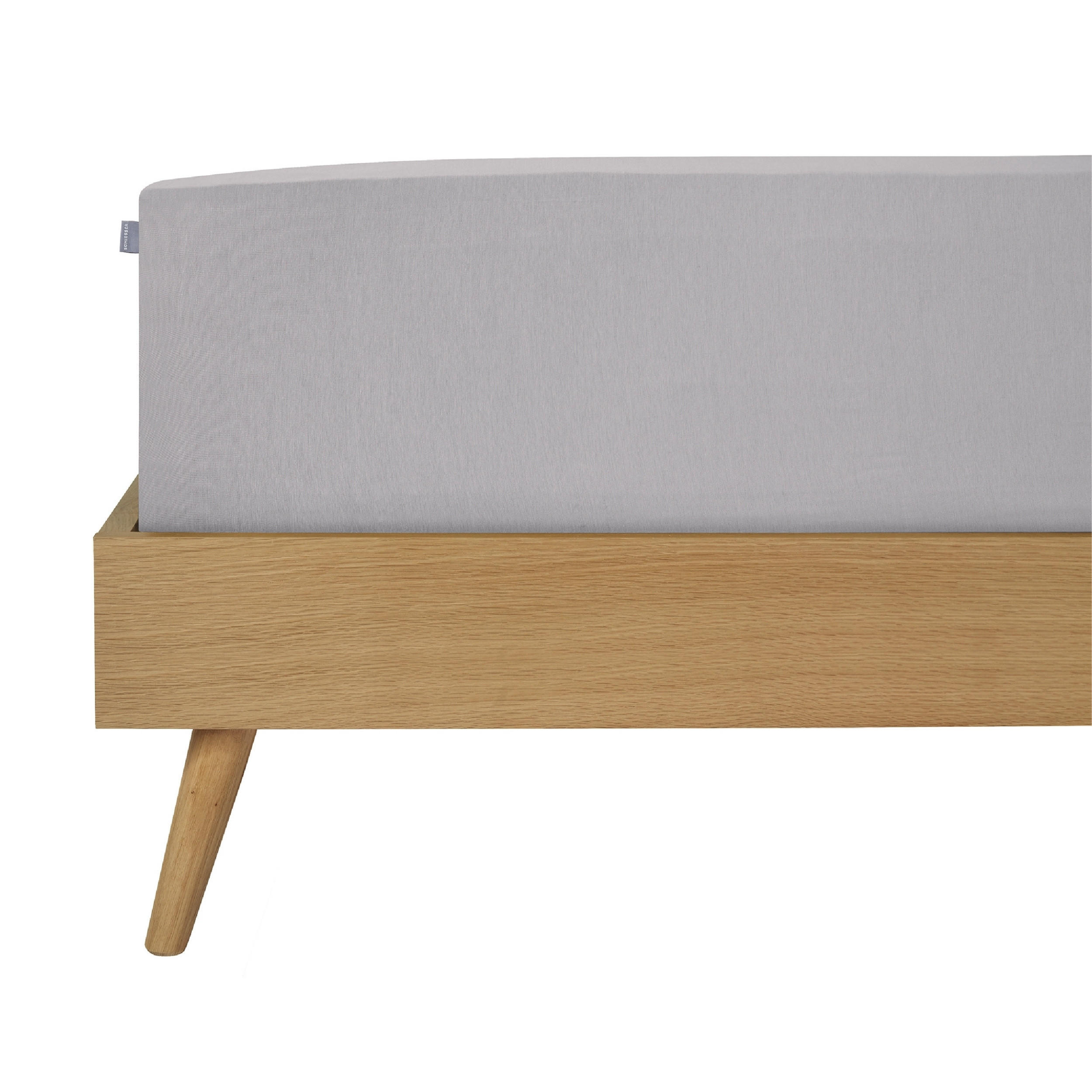 SPANNBETTLAKEN Elli - 97/3 - 100 x 200 cm - Hellgrau - Hellgrau, Textil (100/200cm) - SCHIESSER