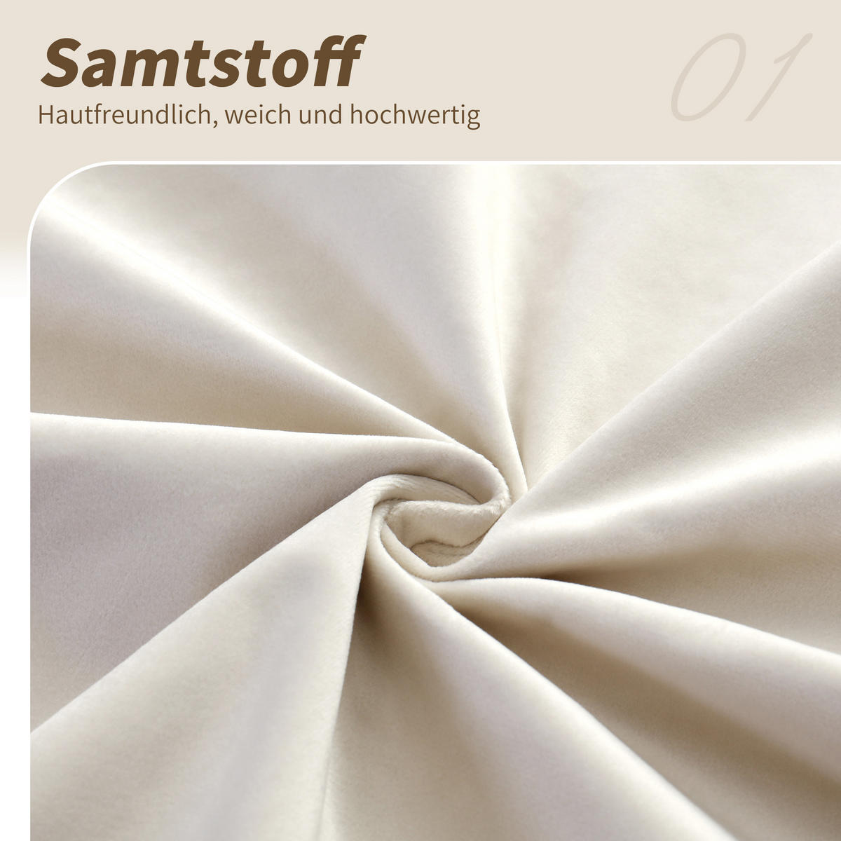 POLSTERBETT 90x200 Samt Lattenrost Kopfteil Beige - Beige, Holzwerkstoff - FLIEKS