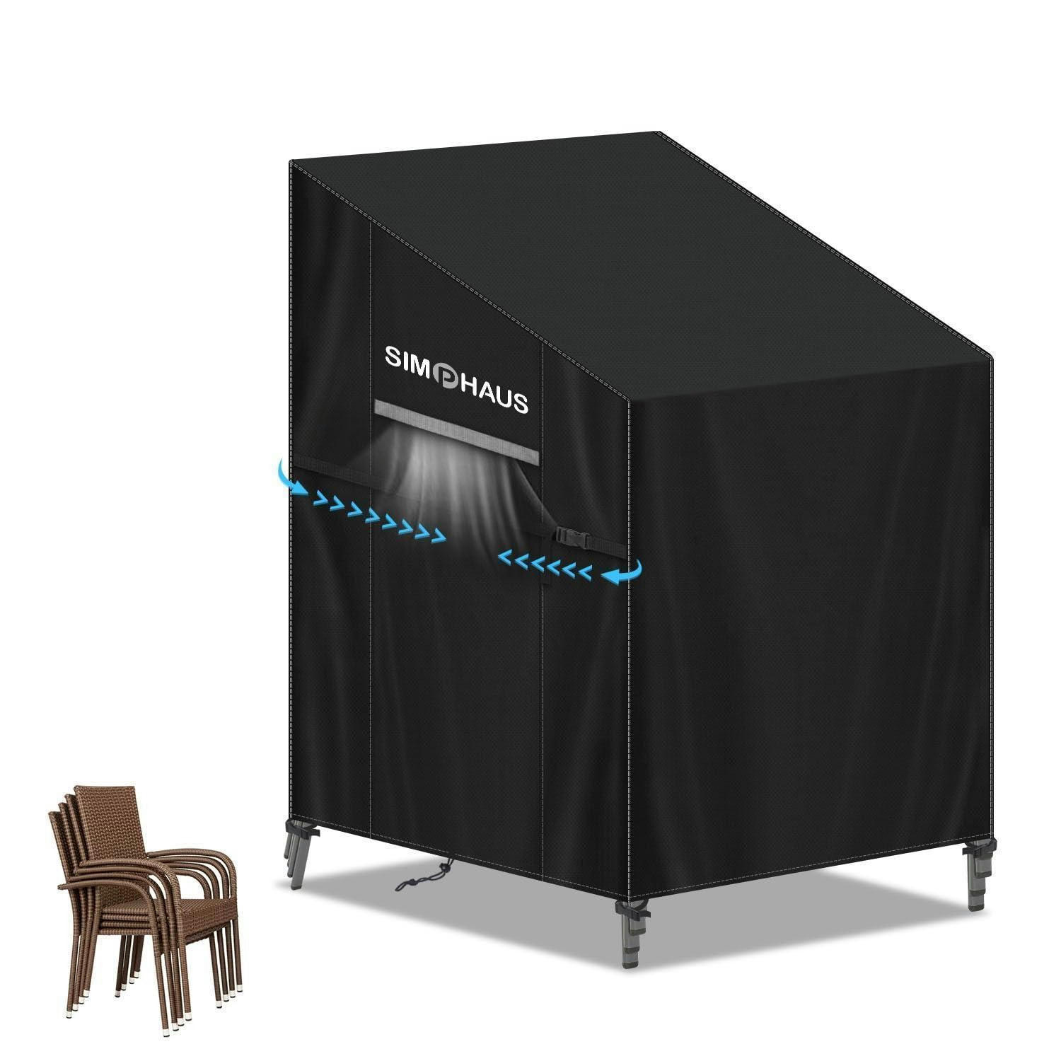 XXXLutz Abdeckhaube Schwarz 85x120x65 cm