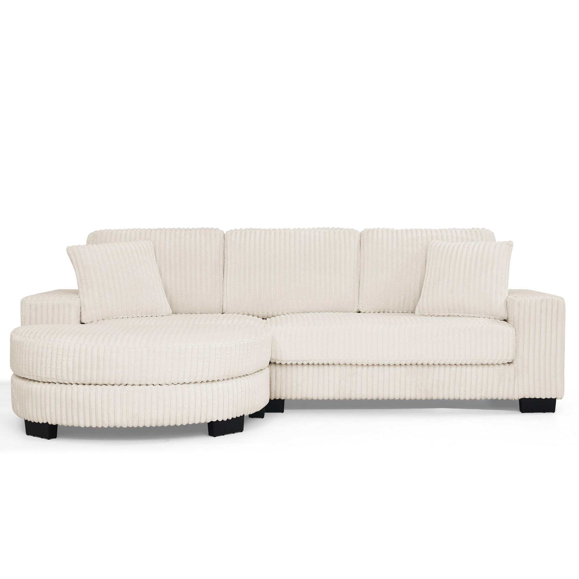 Urban Meuble Ecksofa Beige 256.5x133.5 cm