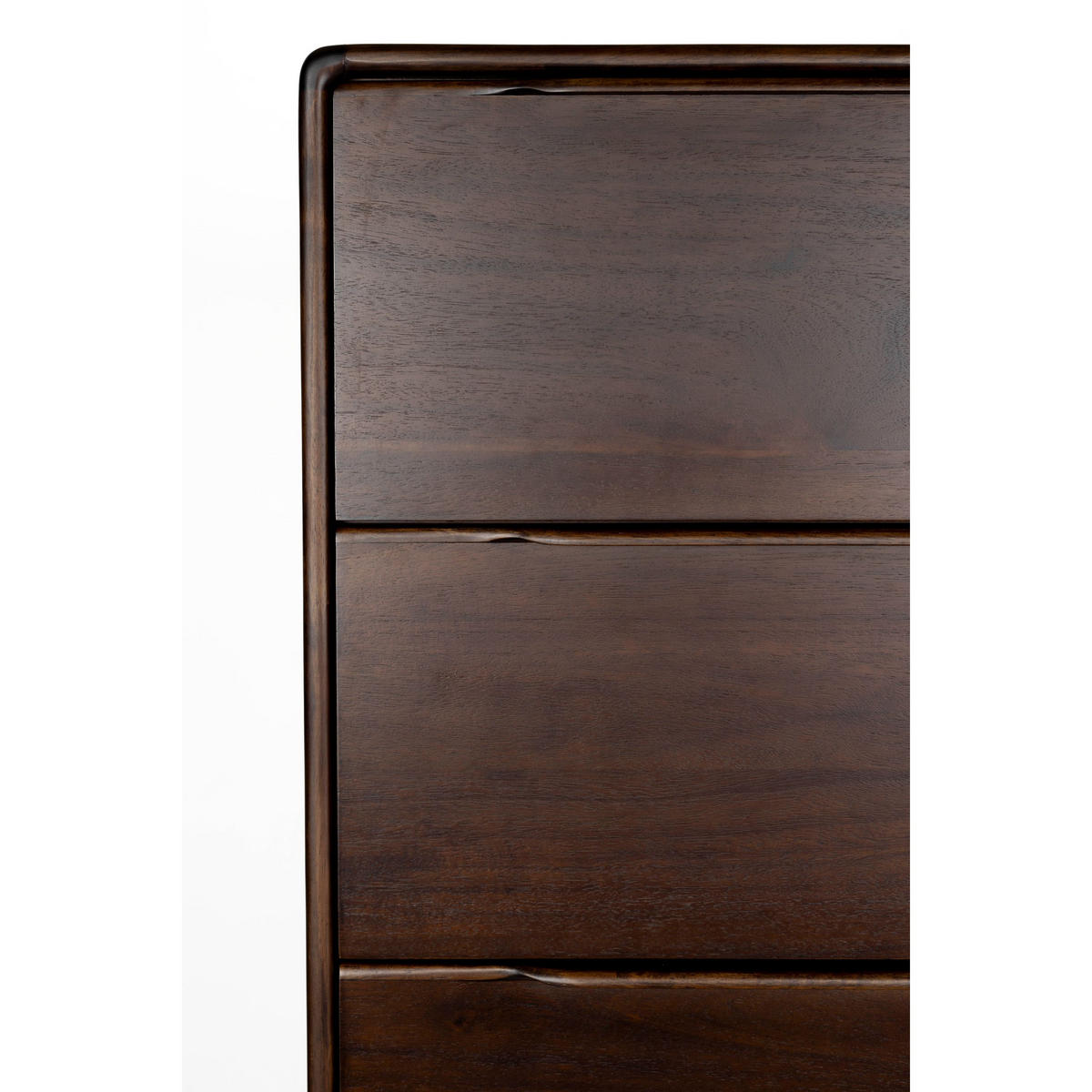 KOMMODE Elroy Niedrig Walnussfarbe - Braun, Holz (65/155/45cm) - Dutchbone