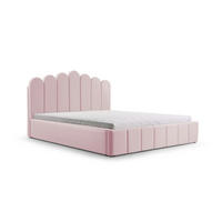 POLSTERBETT Bett 03 - 180x200 - Flamingo - Hellrosa, Holz/Textil (180/200cm) - Möblo