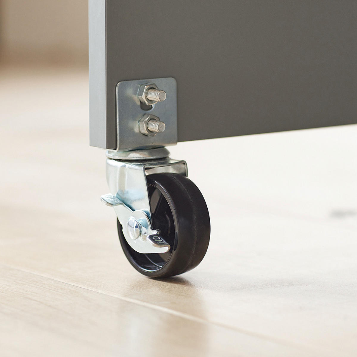 KÜCHENINSEL Grau-Natur - Grau, Holz/Holzwerkstoff (110/97/68cm) - SoBuy