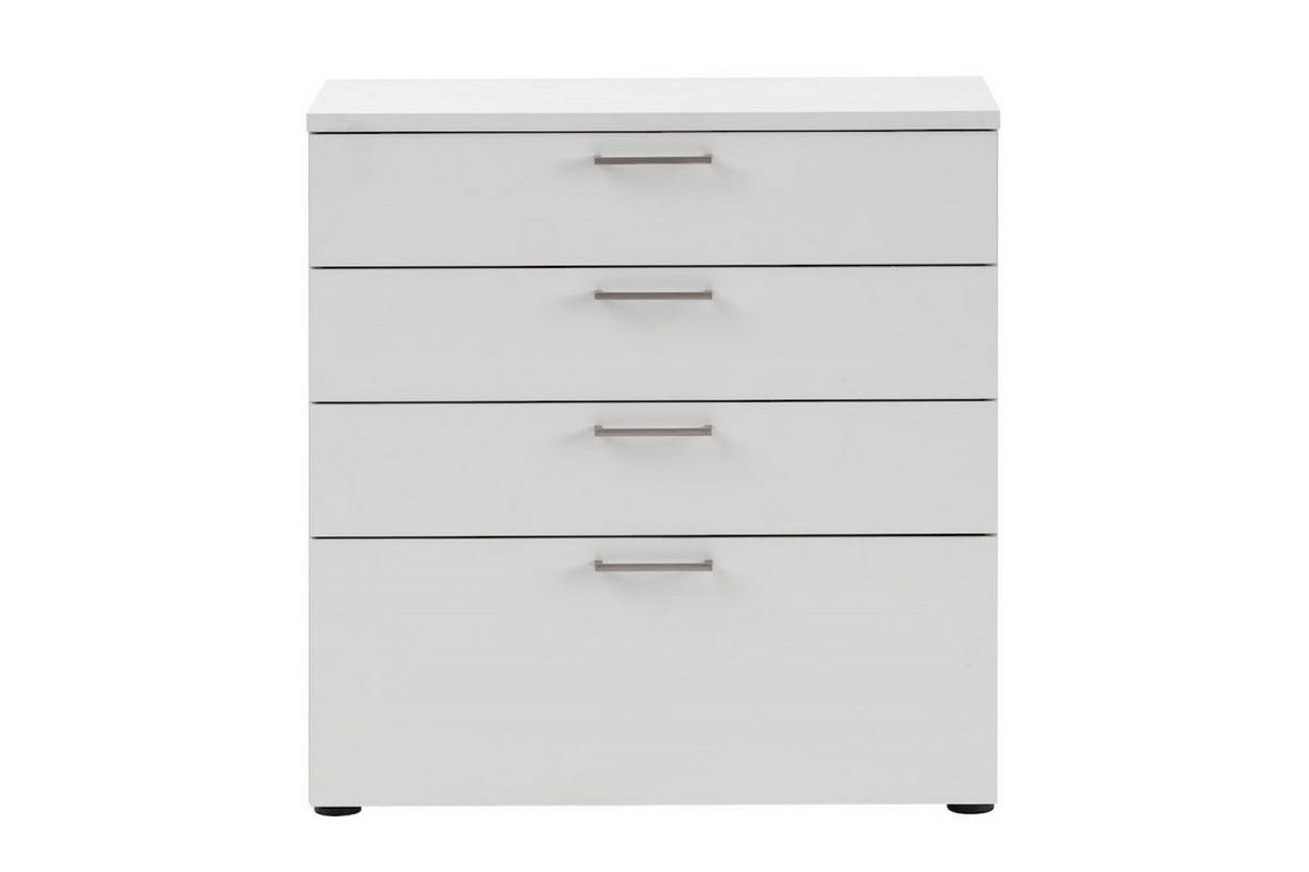 SCHUBLADENSCHRANK Hippo 84x80x40 cm 4 Schubladen Lichtgrau - Grau, Holz (160/120/40cm) - PROREGAL