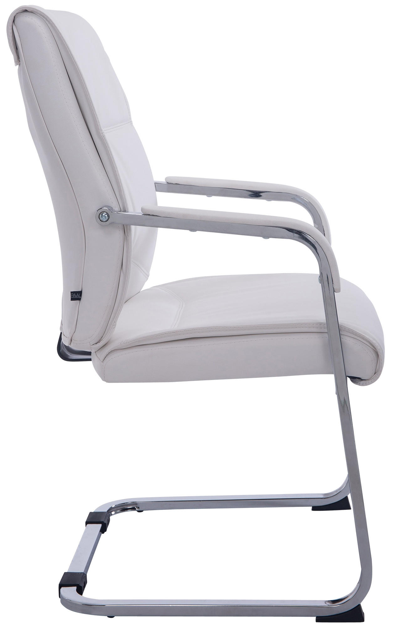 Thumbnail - Deluke XL, Weiß, Leder, 58x102x65 cm, Arbeitszimmer, Besucherstühle