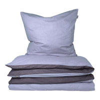 BETTWÄSCHESET Doubleface Renforcé 2-teilig 135x200 cm Blau - Blau, Textil (135/200cm) - SCHIESSER