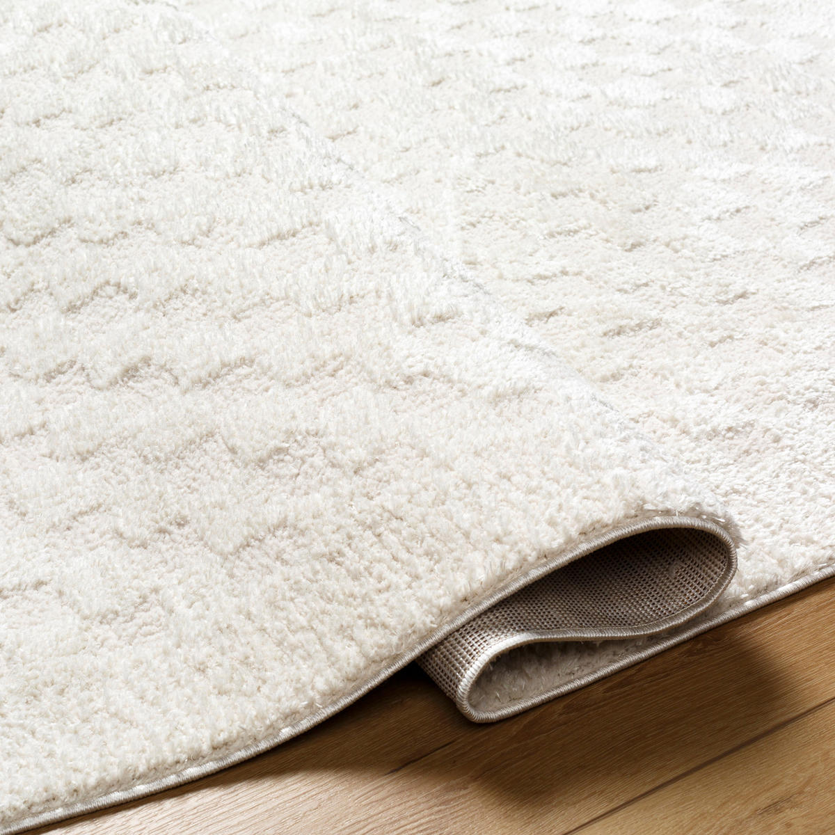 KURZFLORTEPPICH Ekta 200/275 cm Elfenbein - Weiß, Textil (200/275cm) - LIVABLISS