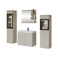 BADMÖBEL-SET Madrit I - Kaschmir, Holzwerkstoff (30/132/30cm) - MIRJAN24