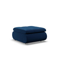 SITZPOUF FÜR DAS WOHNZIMMER FORESTA, Dunkelblau - Dunkelblau, Textil (88/42/70cm)