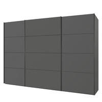 SCHWEBETÜRENSCHRANK - Graphitfarben, Holzwerkstoff (360/236/69cm) - home24