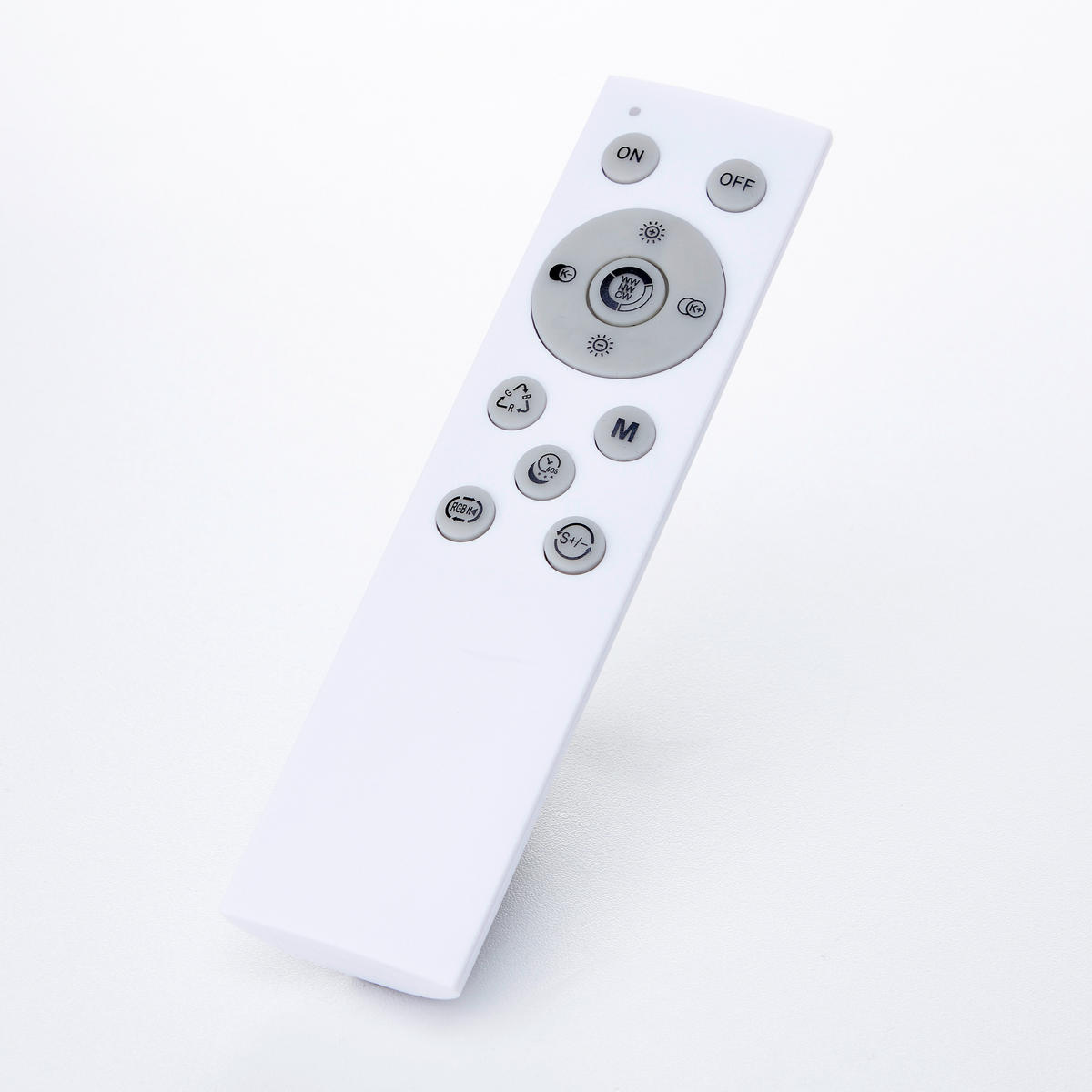 LED DECKENLEUCHTE Floco Weiß 49,5/49,5/7,5 cm - Weiß, Kunststoff (49.5/49.5/7.5cm) - Brilliant