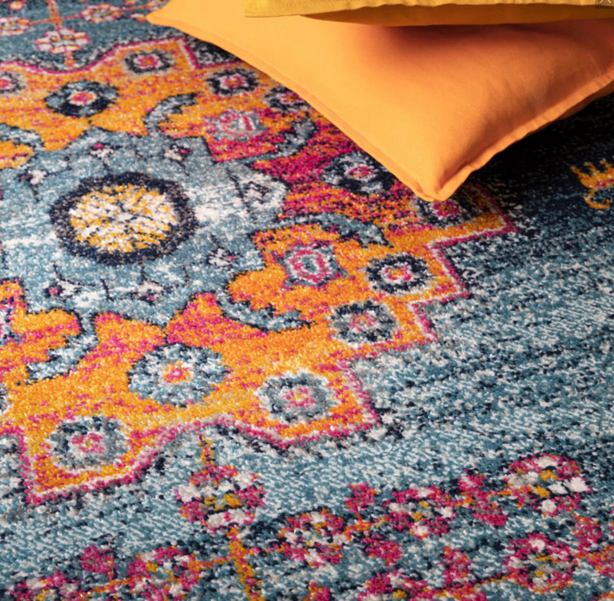 TEPPICH modern Flachgewebe CROWN Mehrfarbig 160 x 230 cm - Multicolor, Textil (160/230cm) - Novatrend