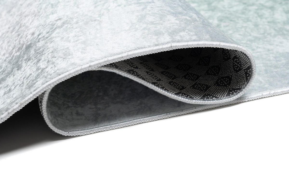 TEPPICH EMMA Mint 120/170 cm - Mintgrün, Kunststoff (120/170cm) - Tapiso