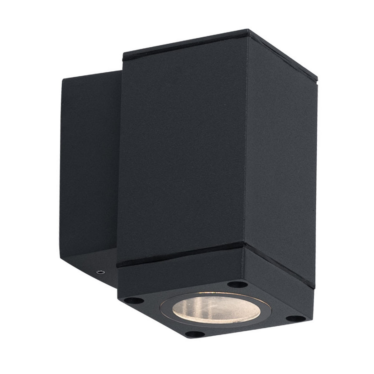 LED WANDLAMPE Aluminium Grau Modern - Grau, Metall (6.3/9.9/11.2cm)