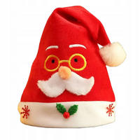 WEIHNACHTSMÜTZE Nikolausmütze - Dunkelgrau, Textil (15/38/15cm) - KRUMAD