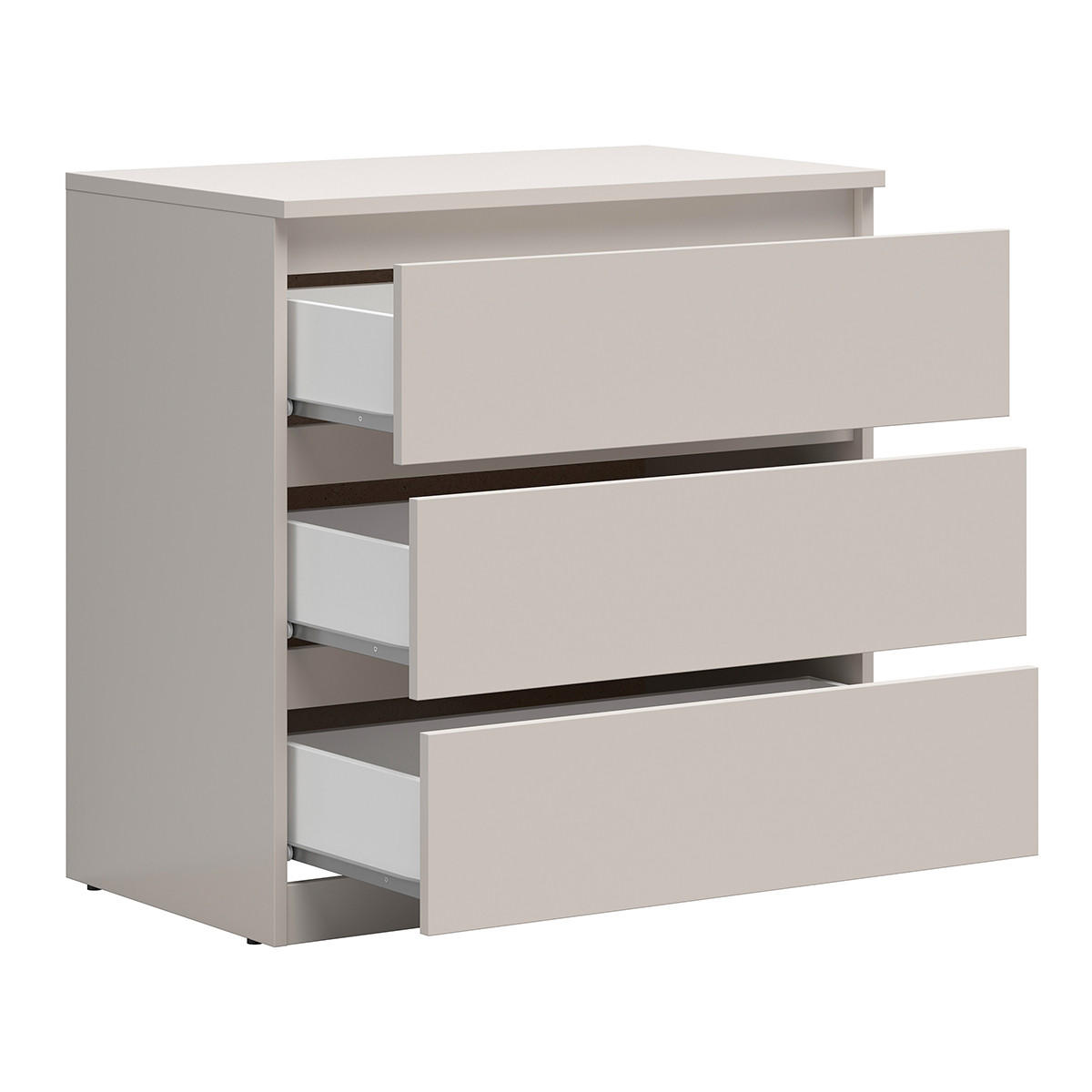 KOMMODE Edwin Kaschmir - Beige, Holzwerkstoff (75/75.5/45cm) - Petits-meubles