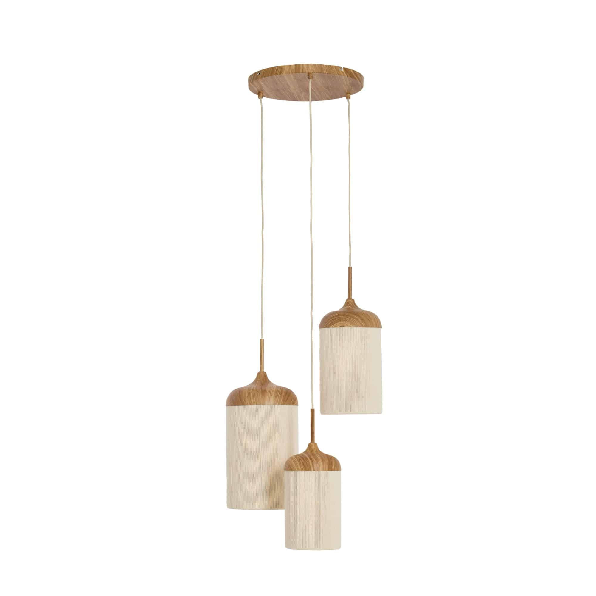 HÄNGELAMPE Danialo Braun 35/35/32 cm - Braun, Metall (35/35/32cm) - Light & Living