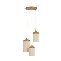 HÄNGELAMPE Danialo Braun 35/35/32 cm - Braun, Metall (35/35/32cm) - Light & Living