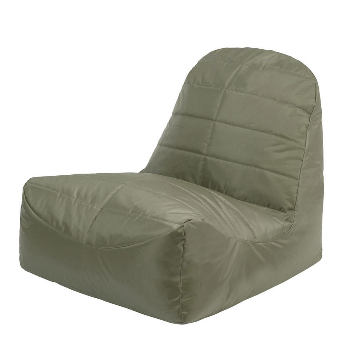 SITZSACK mit Rückenlehne Vista - Grün, Kunststoff (78/73/102cm) - Veeva