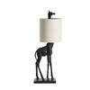 TISCHLAMPE Giraffe Schwarz Ø28/68 cm - Schwarz, Kunststoff (28/20/68cm) - Light & Living
