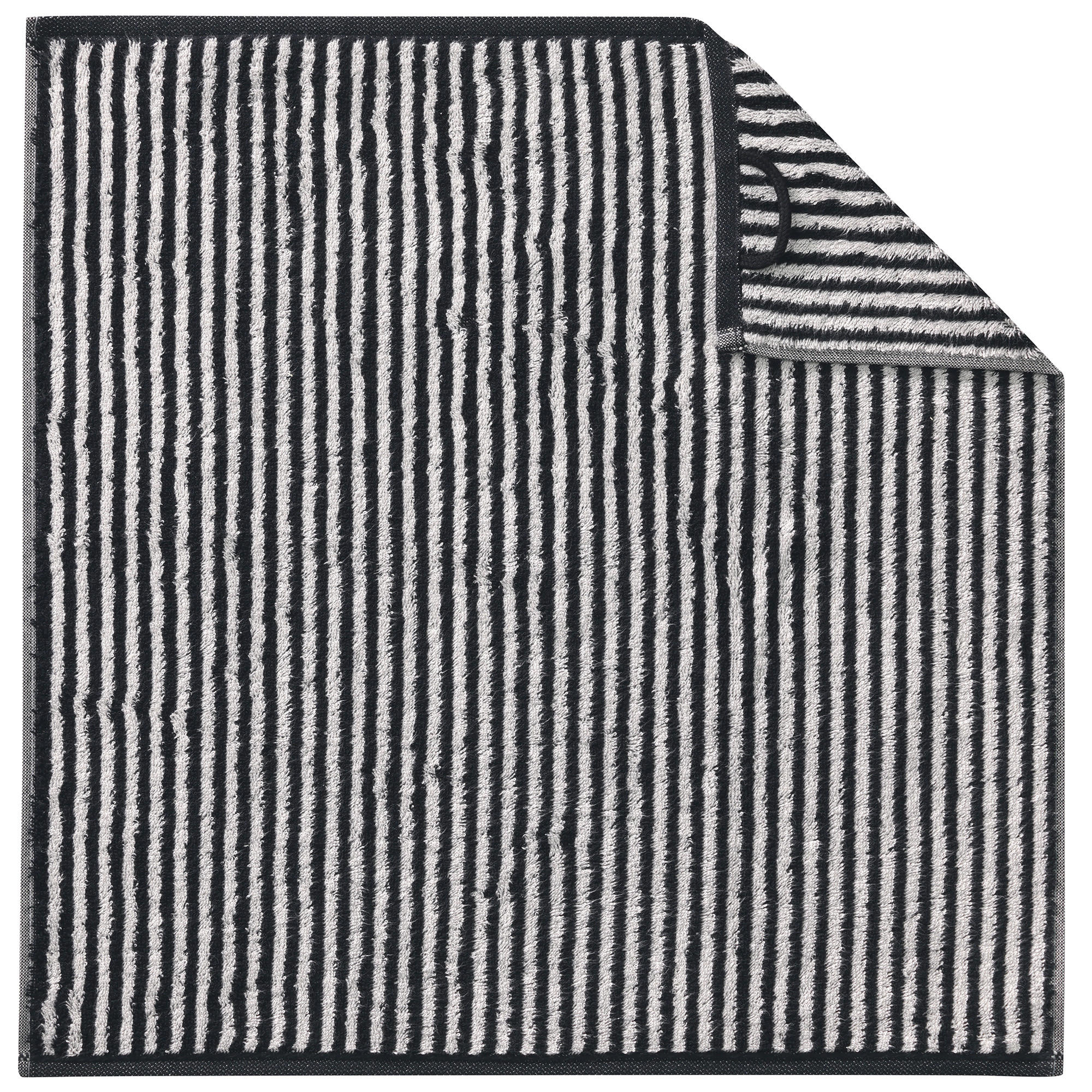 KÜCHENHANDTÜCHER CUISINE ZOOM STREIFEN 121 SCHWARZ - 97 - Schwarz, Textil (50/50cm) - Cawoe