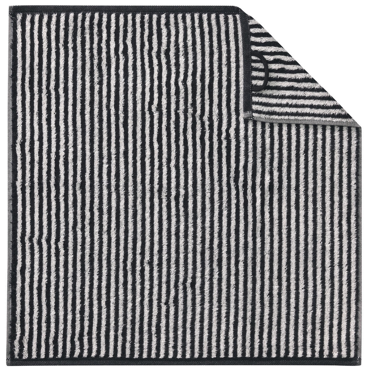 KÜCHENHANDTÜCHER CUISINE ZOOM STREIFEN 121 SCHWARZ - 97 - Schwarz, Textil (50/50cm) - Cawoe