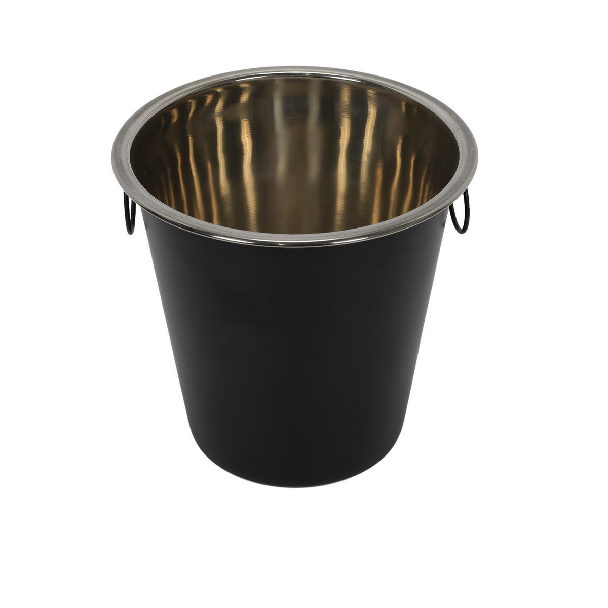 SEKTKÜBEL Mat Schwarz 22.5/21.5/21 cm Metall - Schwarz, Metall (21.5/21cm) - Excellent Houseware