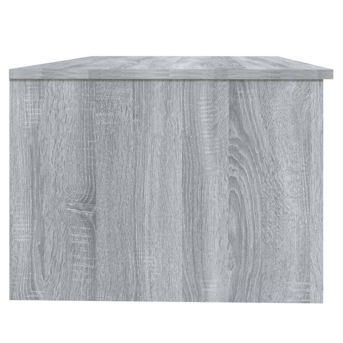 COUCHTISCH Grau Sonoma 102x50x36 cm Holzwerkstoff - Grau, Holzwerkstoff (102/50/36cm) - furnicato