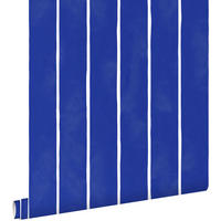 TAPETE Streifenmuster 50 x 900 cm - Blau, Papier (50/900cm) - ESTAhome